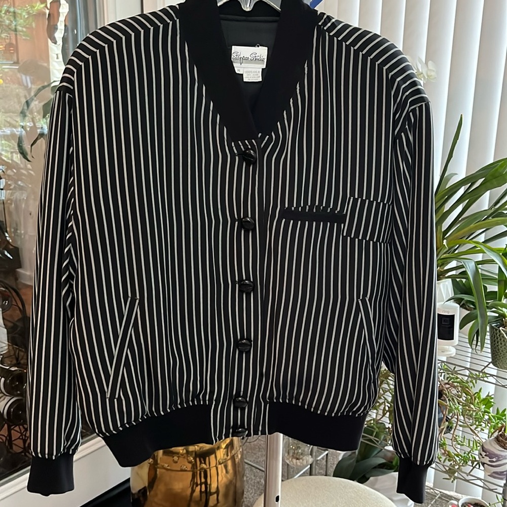 Stefaro Studio 100% Silk Vintage Jacket, Medium